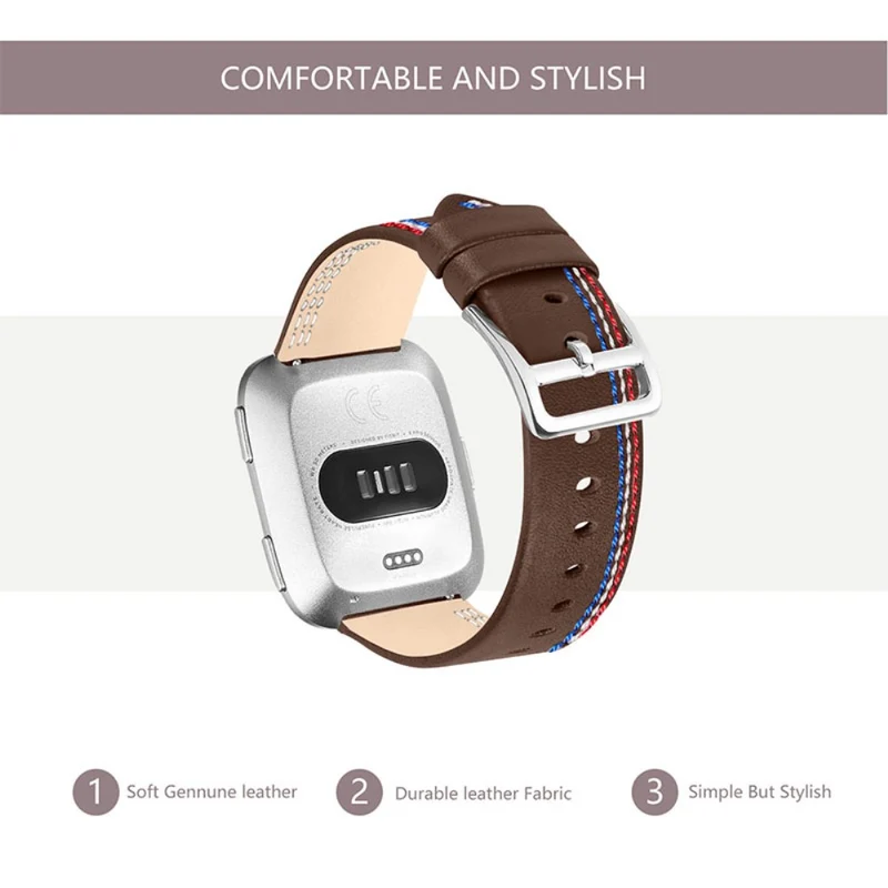 Süß Fitbit Versa 2 / Fitbit Versa Lite Echtes Leder armband