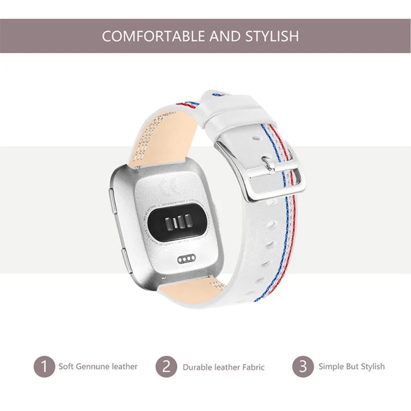 Süß Fitbit Versa 2 / Fitbit Versa Lite Echtes Leder armband