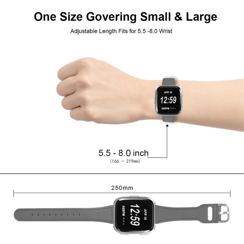 Süß Fitbit Versa 2 / Fitbit Versa Lite Echtes Leder armband