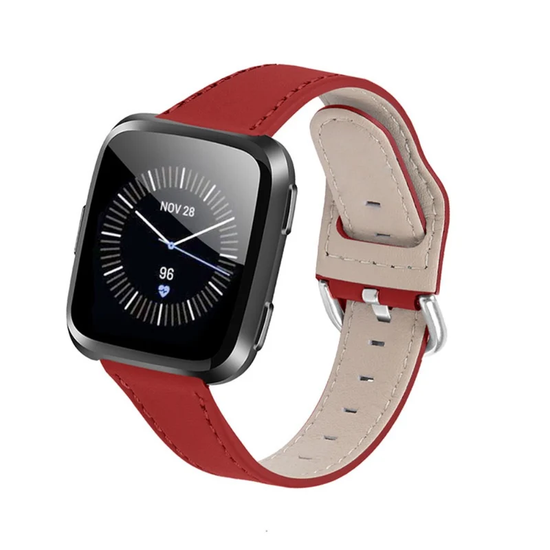 Süß Fitbit Versa 2 / Fitbit Versa Lite Echtes Leder armband
