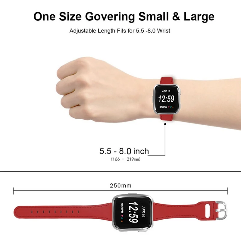 Süß Fitbit Versa 2 / Fitbit Versa Lite Echtes Leder armband