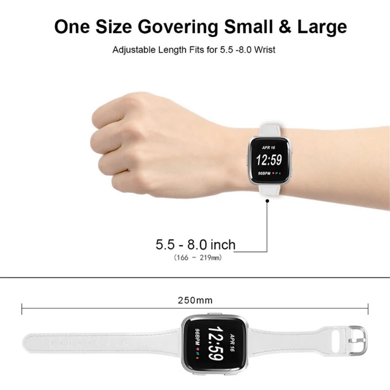 Süß Fitbit Versa 2 / Fitbit Versa Lite Echtes Leder armband
