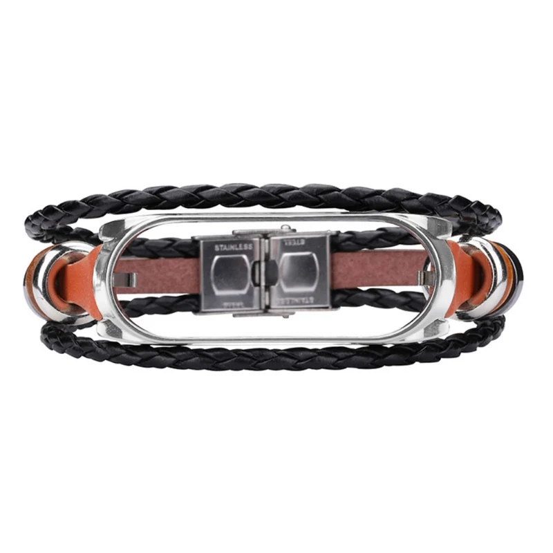 Xiaomi Mi Smart Band 6 / Xiaomi Mi Band 5 Metall und Kunstleder armband