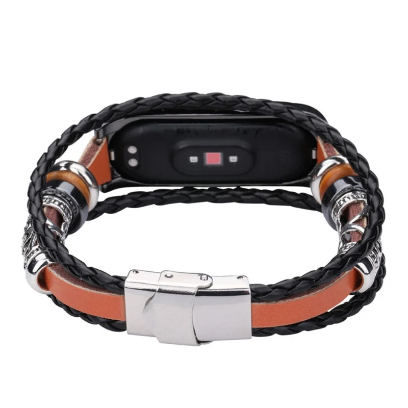 Xiaomi Mi Smart Band 6 / Xiaomi Mi Band 5 Metall und Kunstleder armband