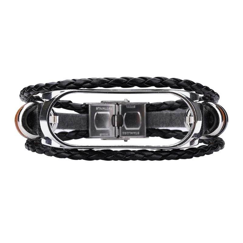 Xiaomi Mi Smart Band 6 / Xiaomi Mi Band 5 Metall und Kunstleder armband