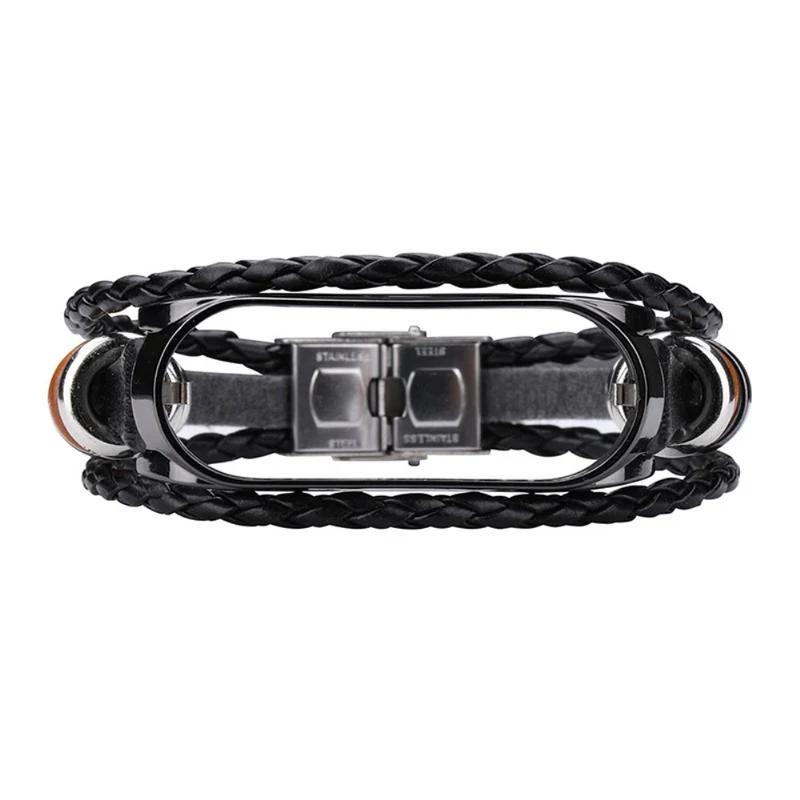 Xiaomi Mi Smart Band 6 / Xiaomi Mi Band 5 Metall und Kunstleder armband