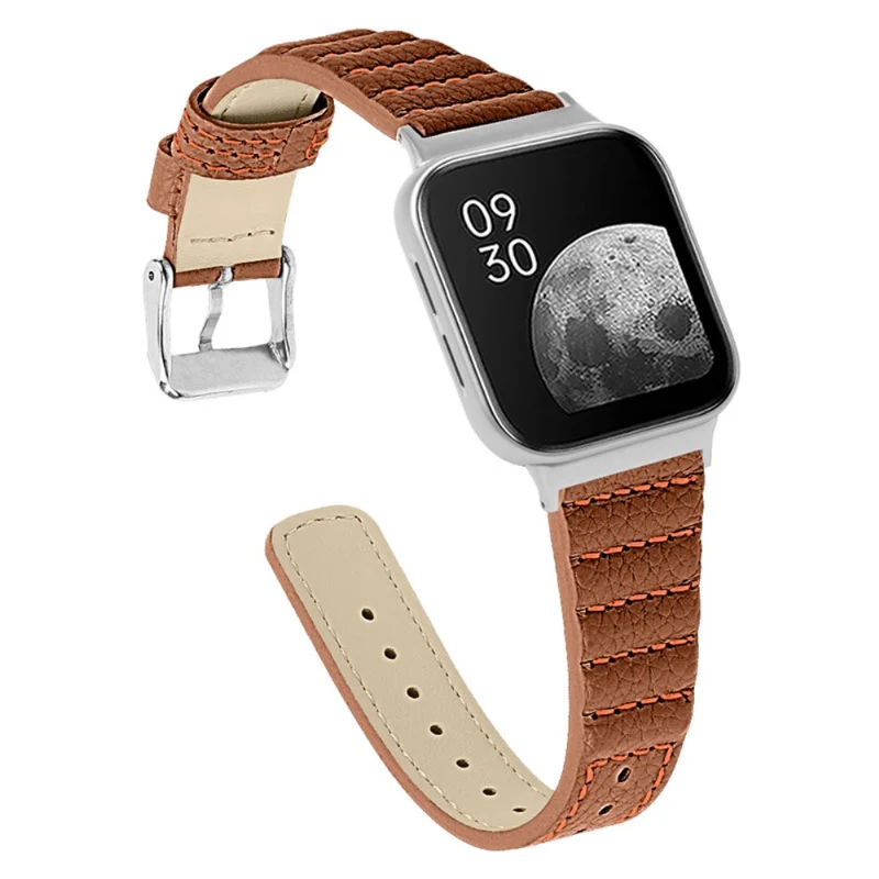 Absolut zuverlässig Oppo Watch (41mm) Echtes Leder armband