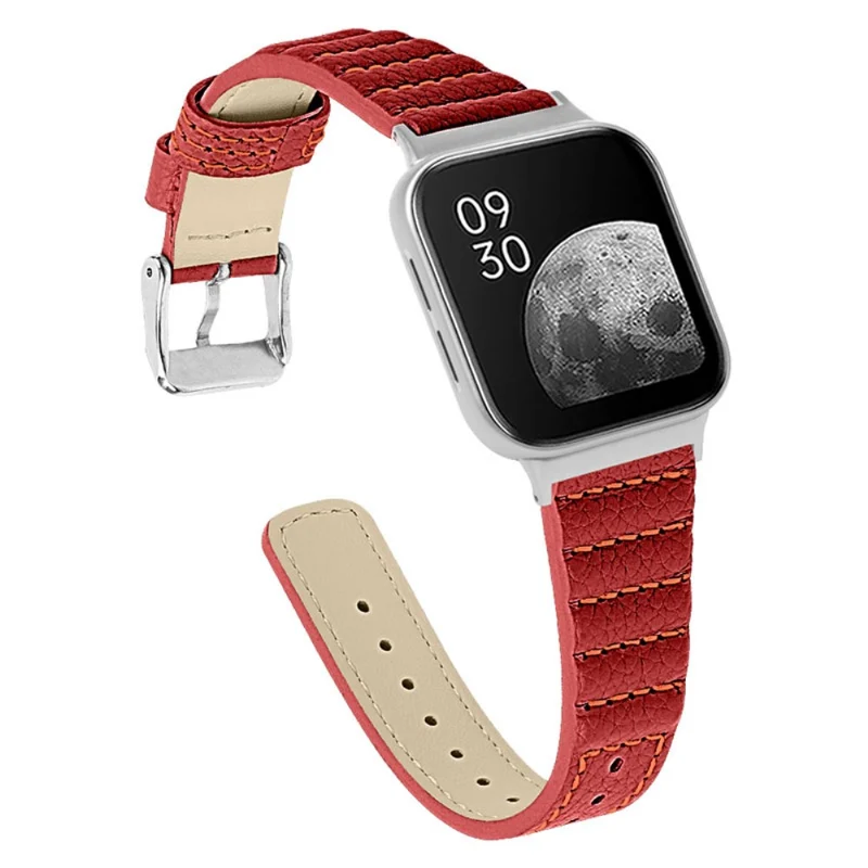 Absolut zuverlässig Oppo Watch (41mm) Echtes Leder armband