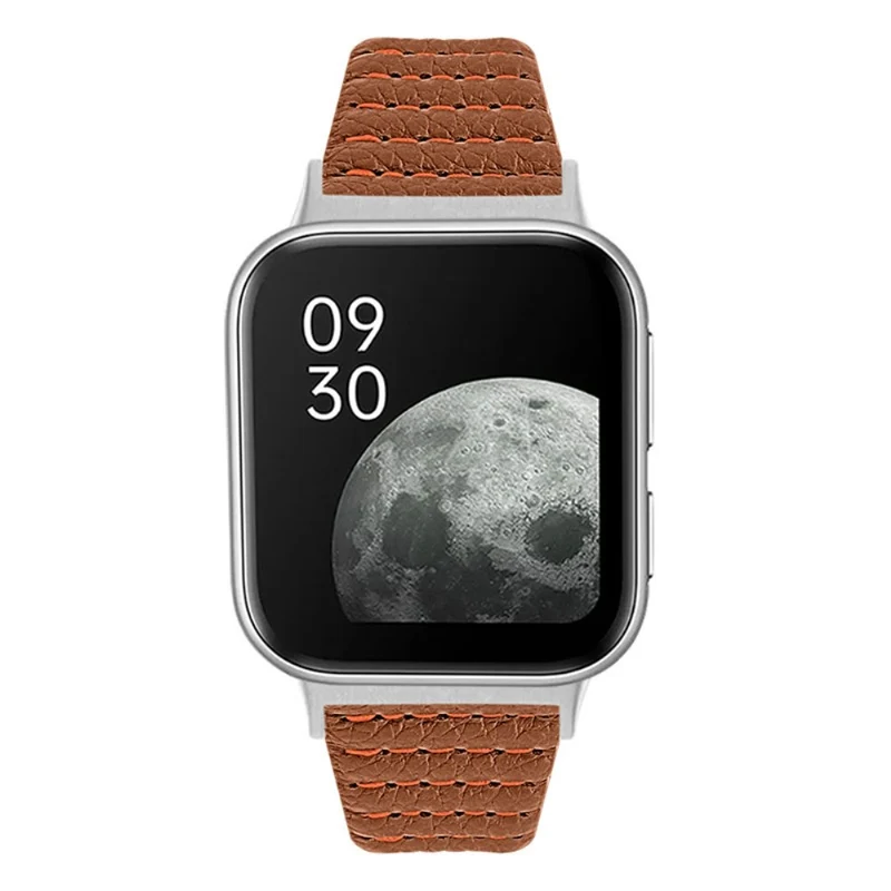 Absolut zuverlässig Oppo Watch (41mm) Echtes Leder armband