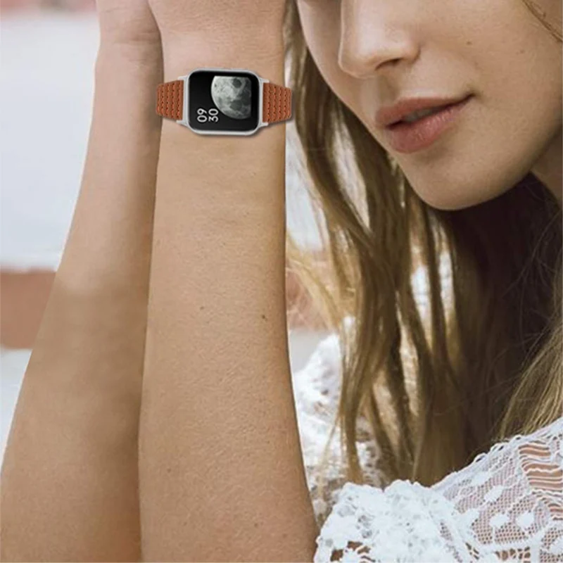 Absolut zuverlässig Oppo Watch (41mm) Echtes Leder armband