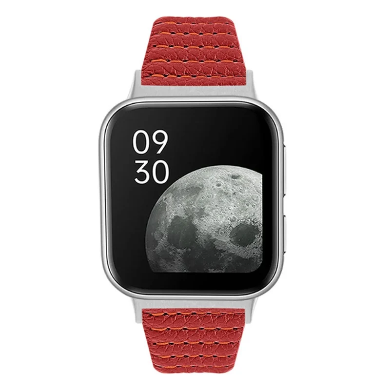 Absolut zuverlässig Oppo Watch (41mm) Echtes Leder armband