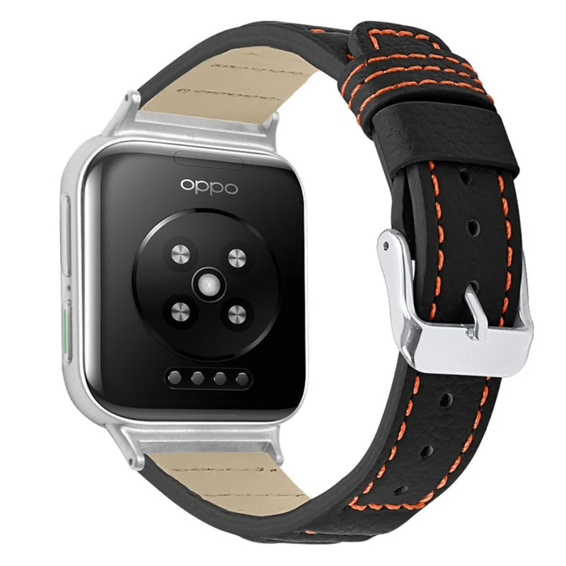 Absolut zuverlässig Oppo Watch (41mm) Echtes Leder armband