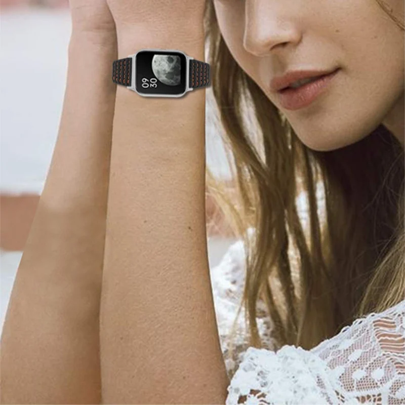 Absolut zuverlässig Oppo Watch (41mm) Echtes Leder armband