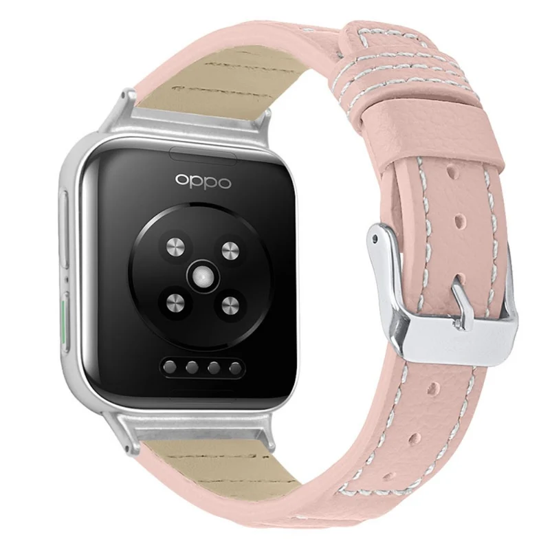 Absolut zuverlässig Oppo Watch (41mm) Echtes Leder armband