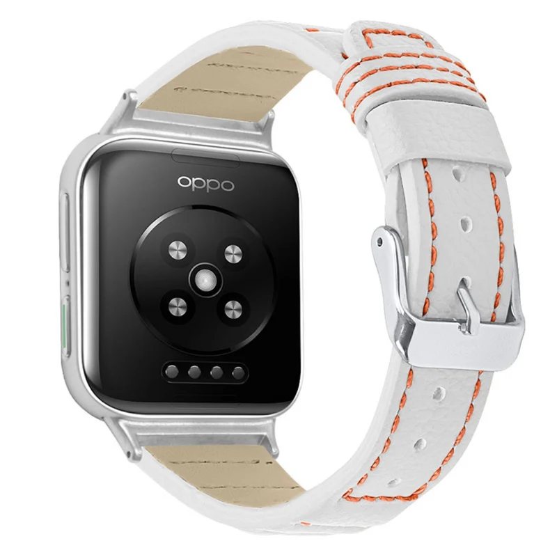 Absolut zuverlässig Oppo Watch (41mm) Echtes Leder armband
