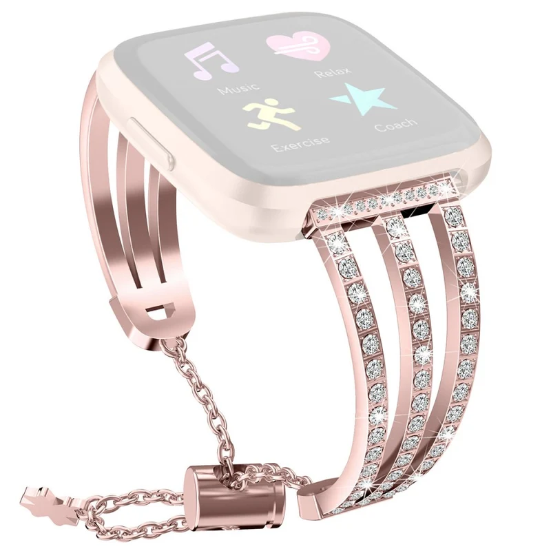 Fitbit Versa 2 / Fitbit Versa Lite Metall und Strass armband