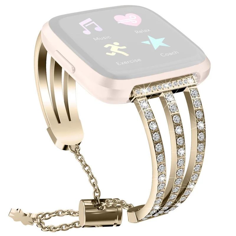 Fitbit Versa 2 / Fitbit Versa Lite Metall und Strass armband