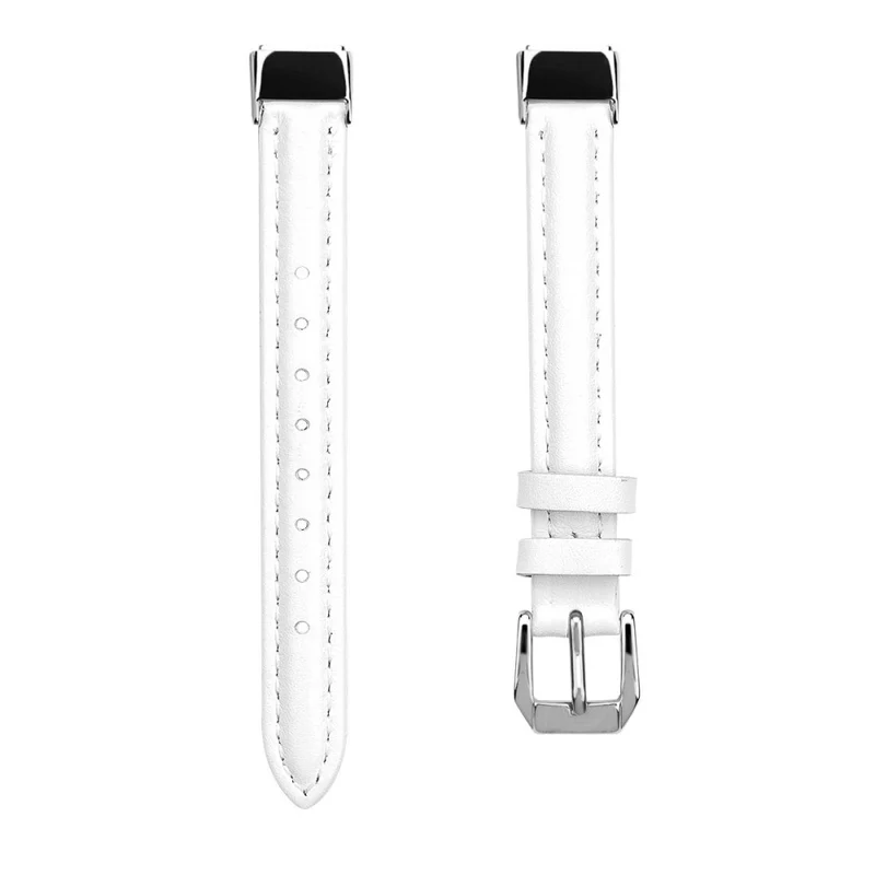 Reizend Fitbit Luxe Echtes Leder armband - Größe: L