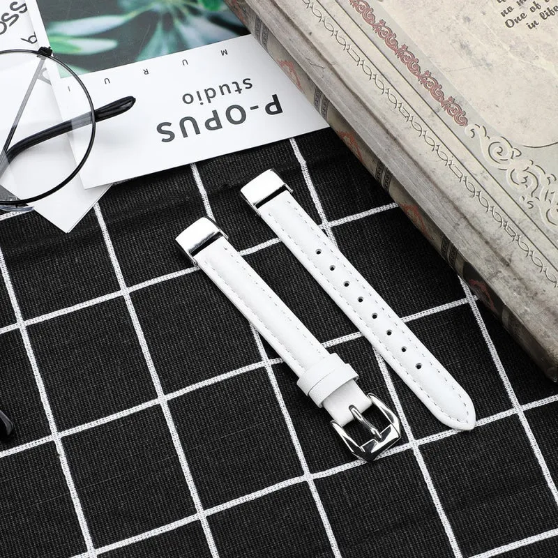 Reizend Fitbit Luxe Echtes Leder armband - Größe: L