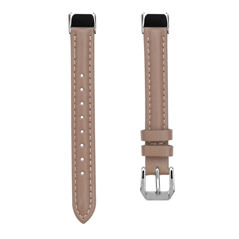 Reizend Fitbit Luxe Echtes Leder armband - Größe: L
