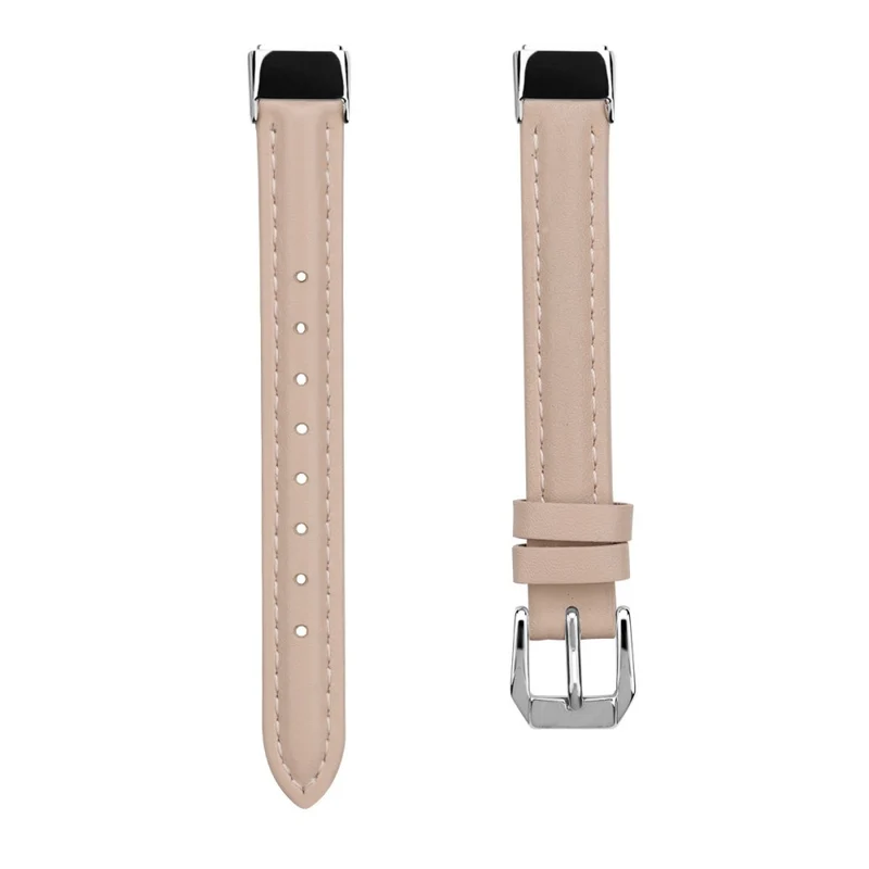Reizend Fitbit Luxe Echtes Leder armband - Größe: L