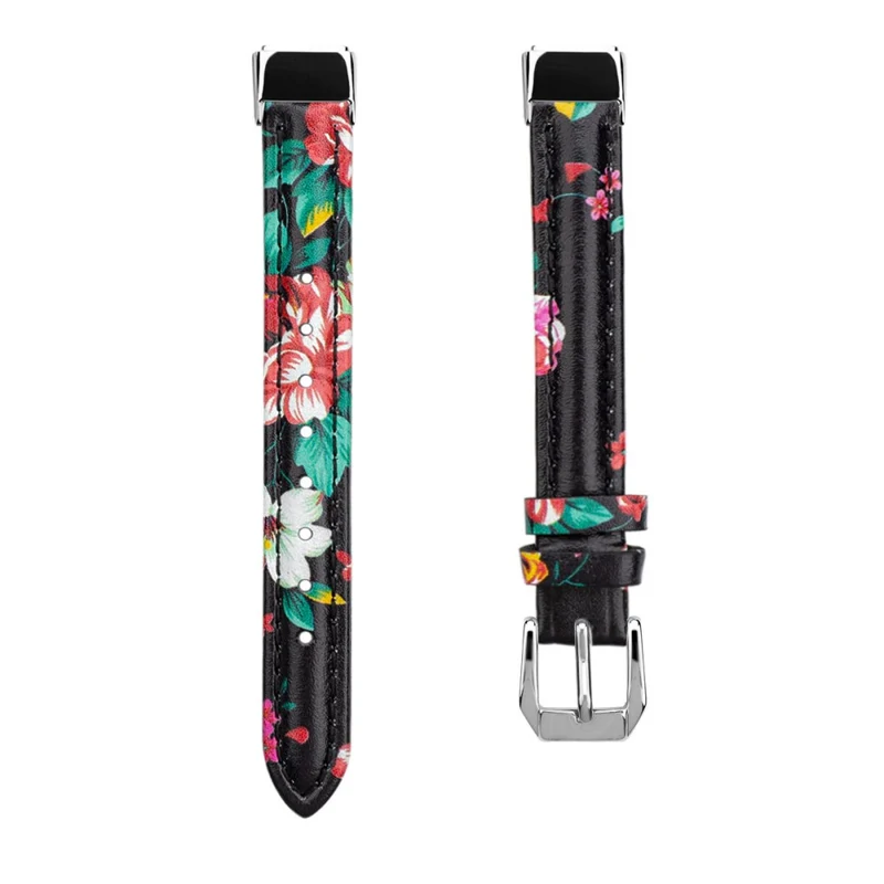 Reizend Fitbit Luxe Echtes Leder armband - Größe: L