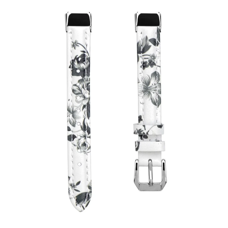 Reizend Fitbit Luxe Echtes Leder armband - Größe: L