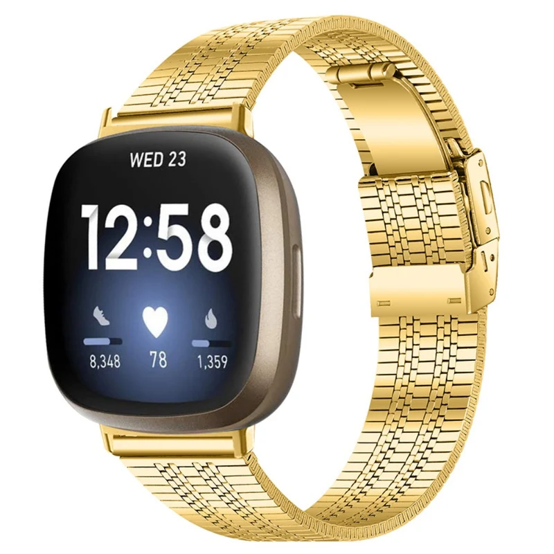 Bequem Fitbit Versa 3 Metall armband