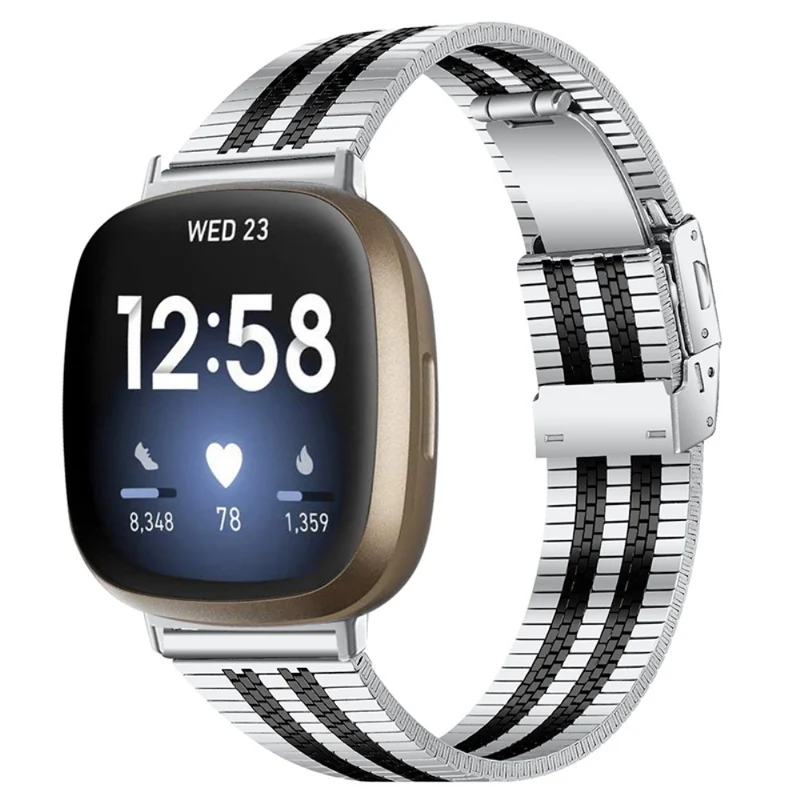 Bequem Fitbit Versa 3 Metall armband