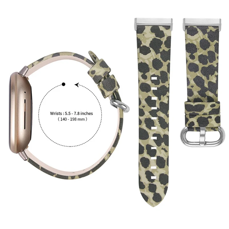 Sehr angenehm Fitbit Versa 3 Echtes Leder armband