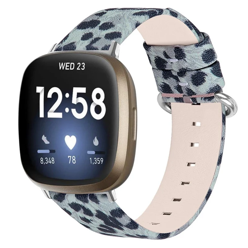 Sehr angenehm Fitbit Versa 3 Echtes Leder armband