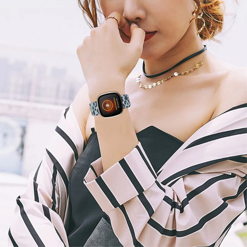 Sehr angenehm Fitbit Versa 3 Echtes Leder armband