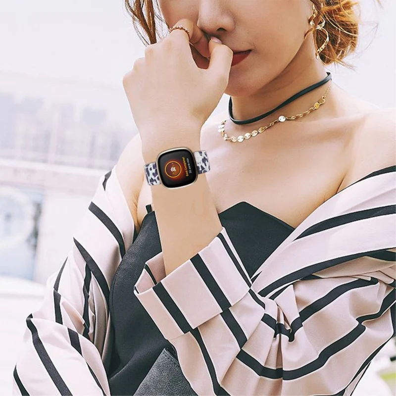 Sehr angenehm Fitbit Versa 3 Echtes Leder armband