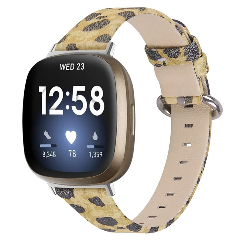 Bemerkenswert prächtig Fitbit Versa 3 Echtes Leder armband