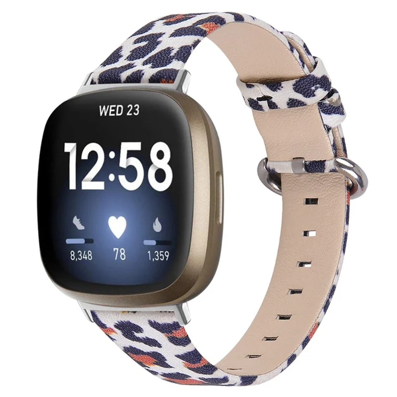 Bemerkenswert prächtig Fitbit Versa 3 Echtes Leder armband