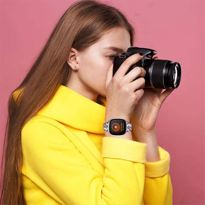 Bemerkenswert prächtig Fitbit Versa 3 Echtes Leder armband