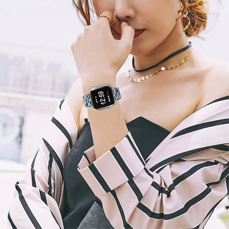 Süß Fitbit Versa 2 / Fitbit Versa Lite Echtes Leder armband