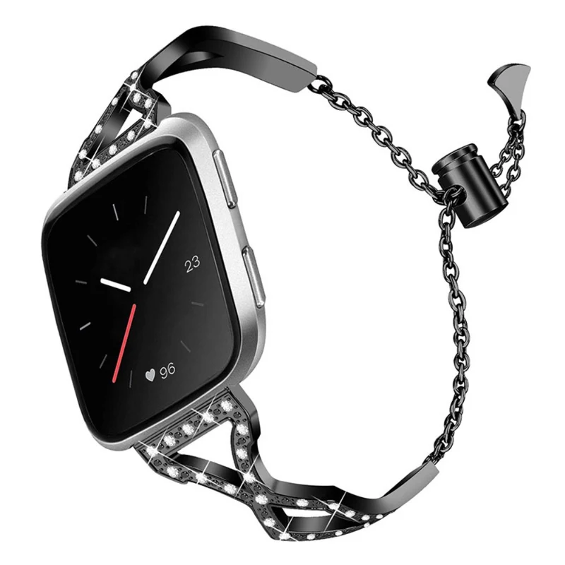 Fitbit Versa 2 / Fitbit Versa Lite Metall und Strass armband