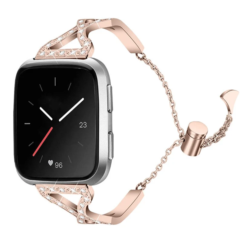 Fitbit Versa 2 / Fitbit Versa Lite Metall und Strass armband