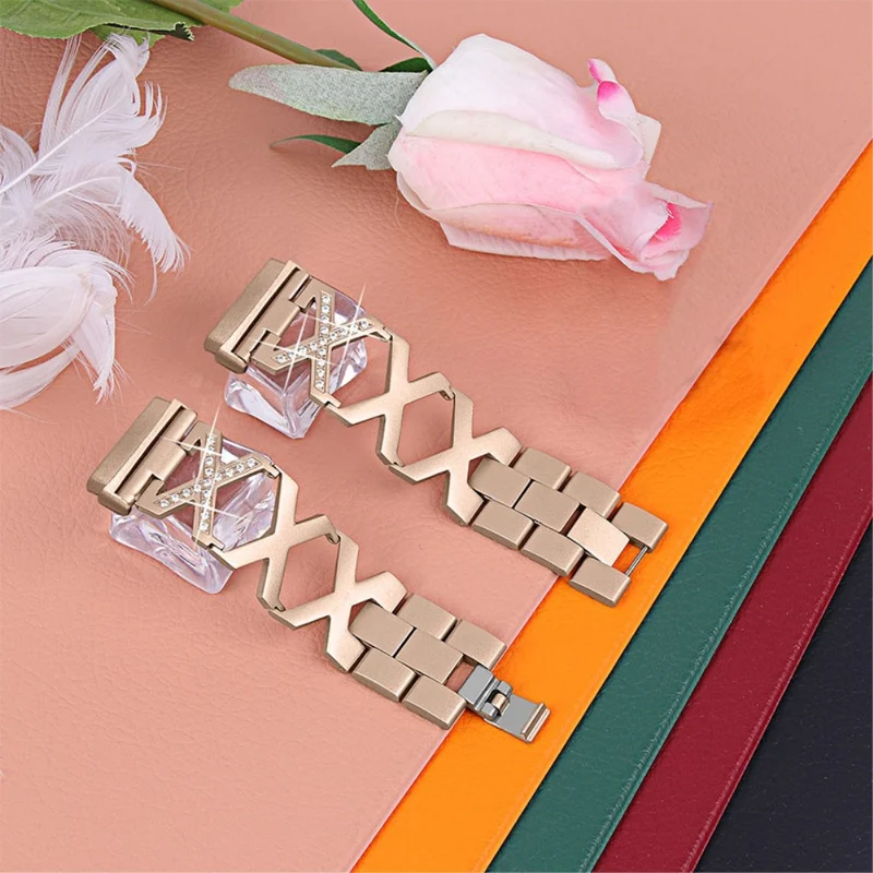 Mega gut Fitbit Versa 3 Metall und Strass armband