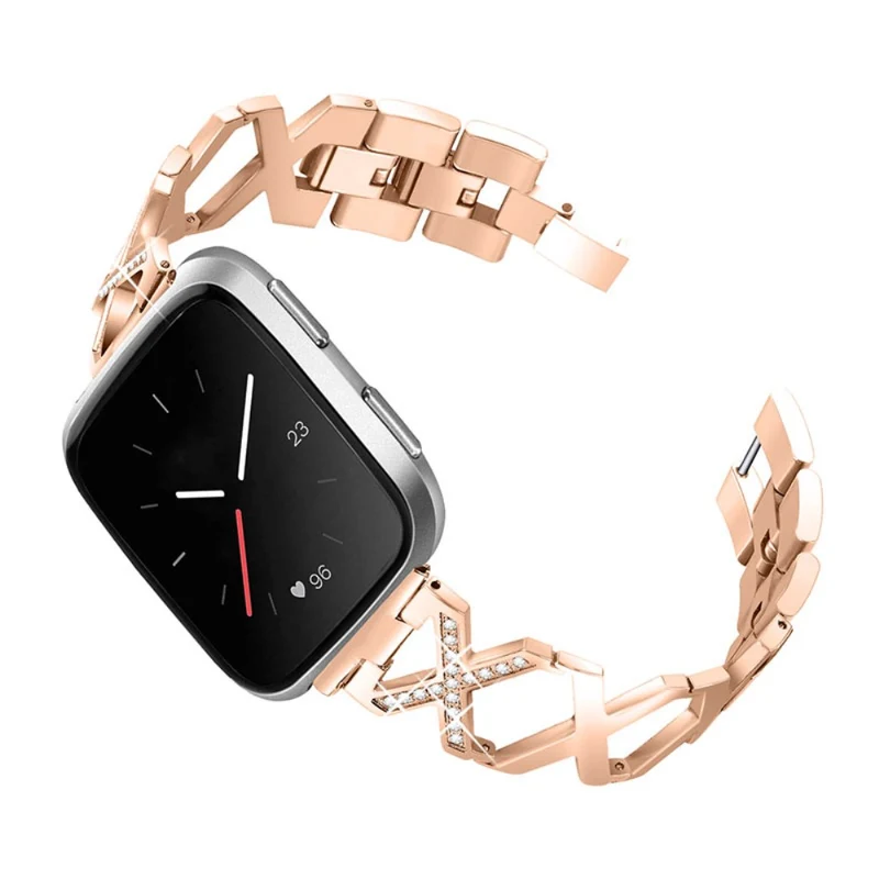 Fitbit Versa 2 / Fitbit Versa Lite Metall und Strass armband