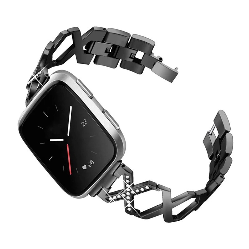 Fitbit Versa 2 / Fitbit Versa Lite Metall und Strass armband