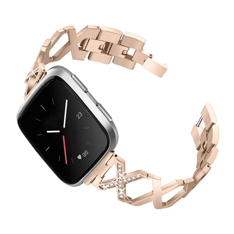 Fitbit Versa 2 / Fitbit Versa Lite Metall und Strass armband