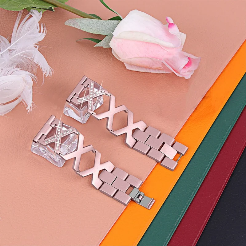 Fitbit Versa 2 / Fitbit Versa Lite Metall und Strass armband