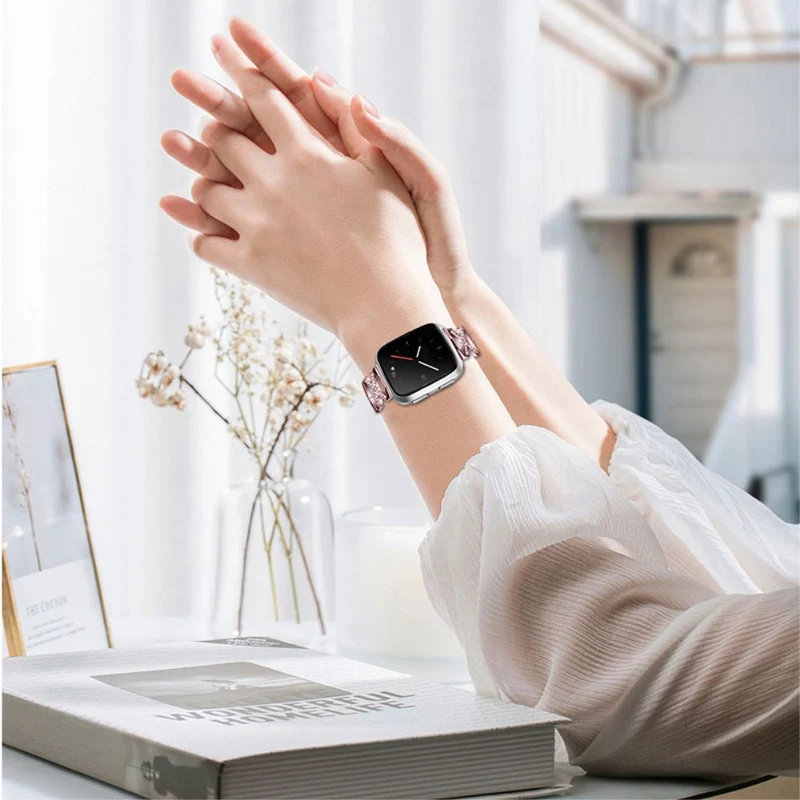 Fitbit Versa 2 / Fitbit Versa Lite Metall und Strass armband