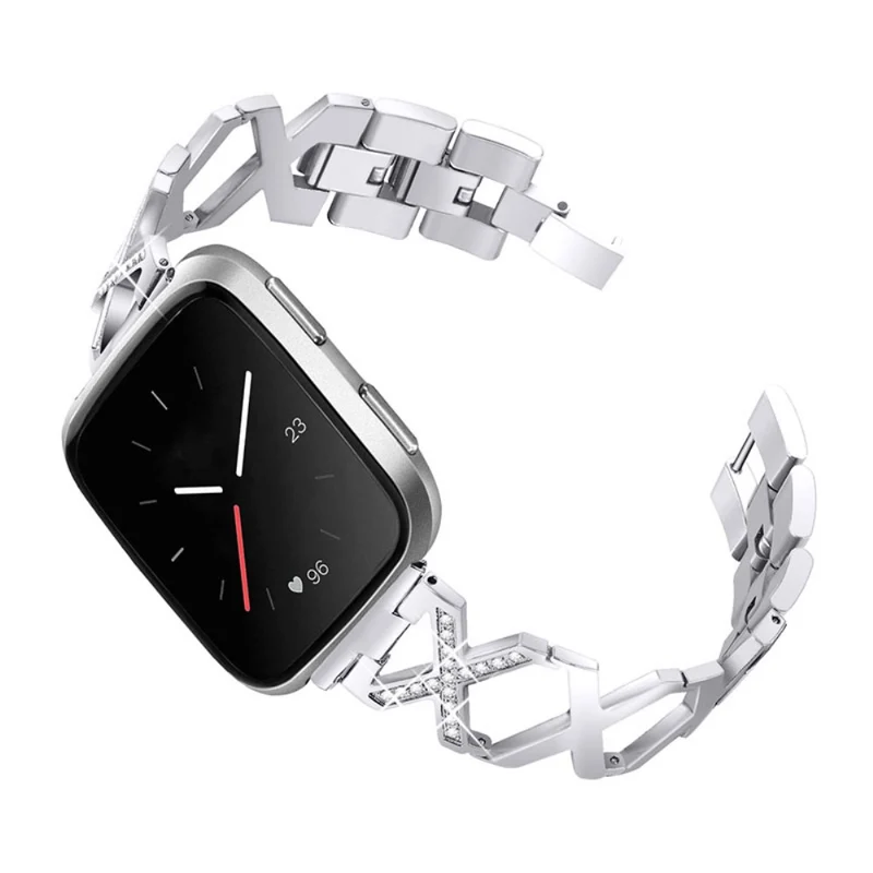 Fitbit Versa 2 / Fitbit Versa Lite Metall und Strass armband