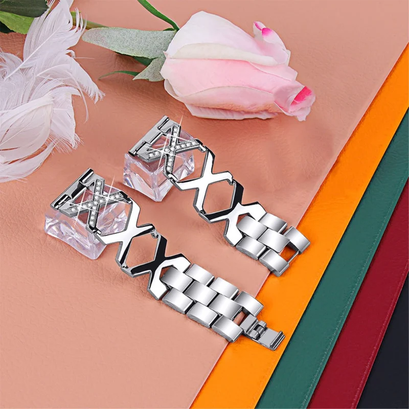 Fitbit Versa 2 / Fitbit Versa Lite Metall und Strass armband