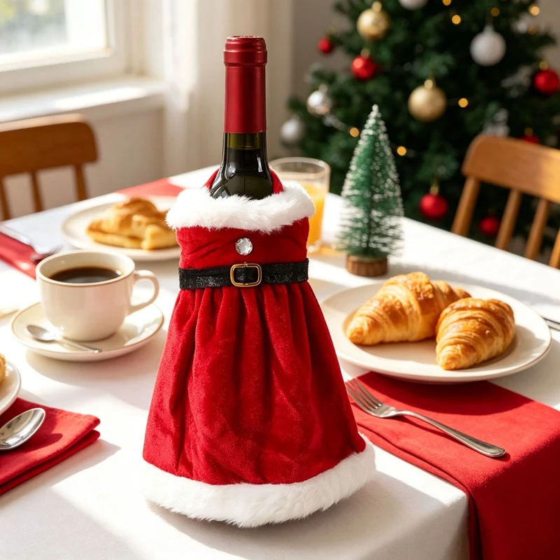 Weihnachtsflascheverkleidung