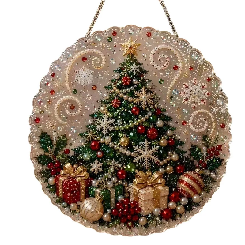 Festliche Weihnachtsbaum Dekoration