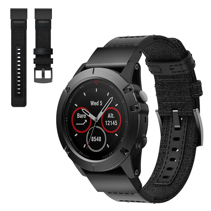 Supersauber Universell Garmin Textil / Nylon armband
